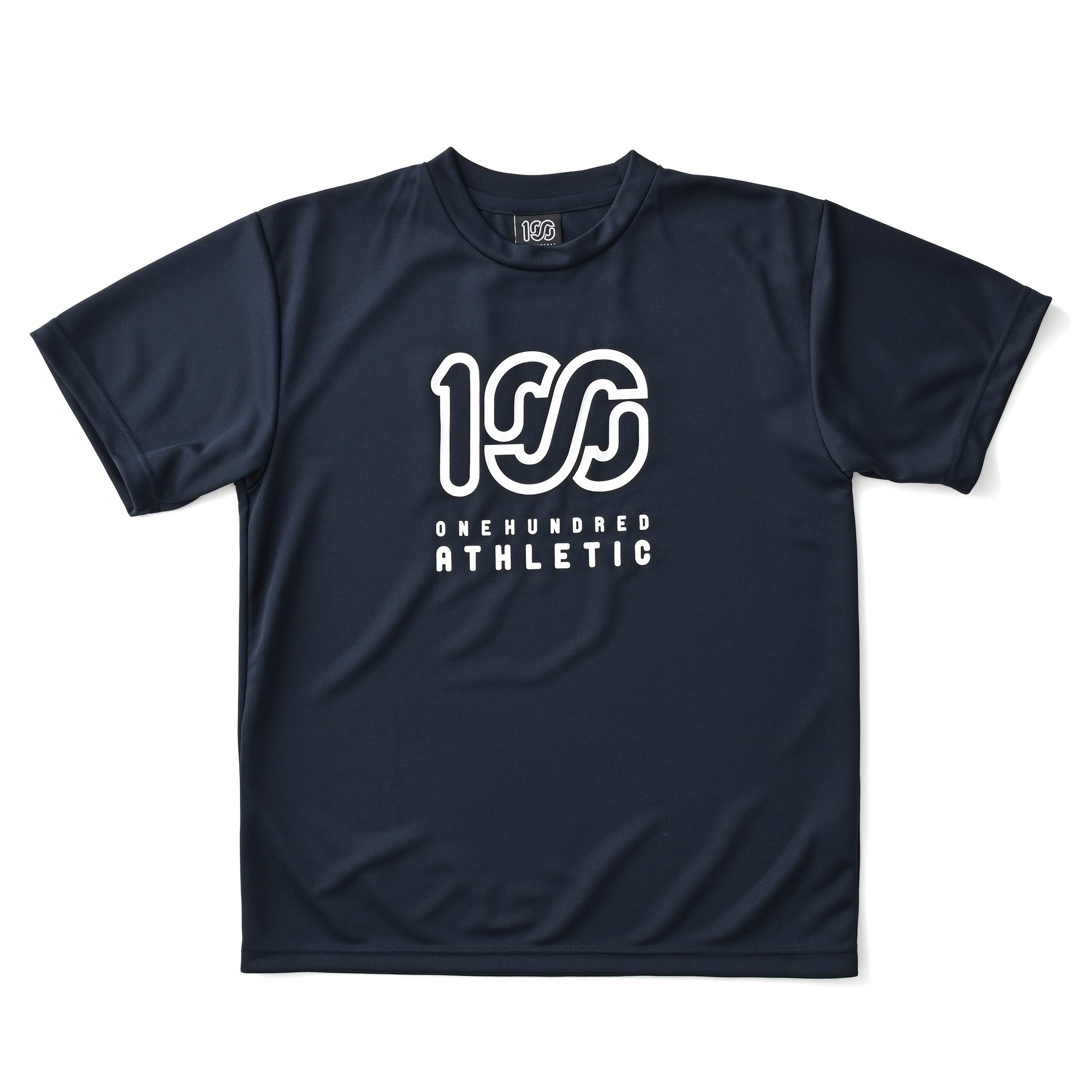 

[ONEHUNDRED ATHLETIC] 100A S/S GRAPHIC TOP *Type-B (Navy, M)
