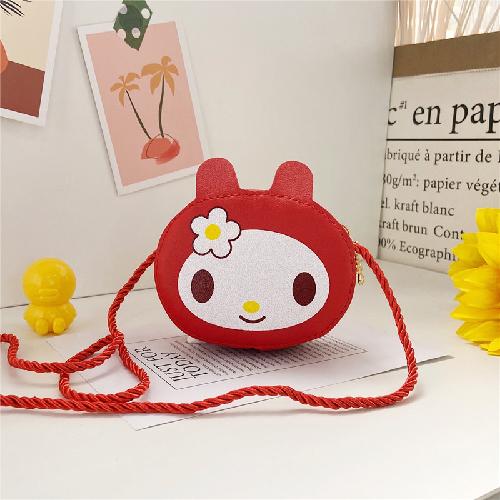 New Cute Pineapple Children's Bag Little Girl Messenger Bag Fashion Cartoon Shoulder Bag Baby Accessories Coin Purse