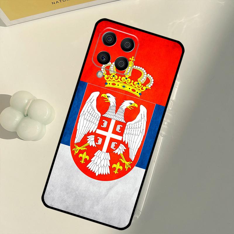 Serbia Flag For Samsung Galaxy M31 M16 M11 M21 M13 M33 M35 M53 M55 M15 M14 M34 M54 M12 M32 M52 M06 Case