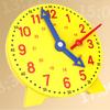 Das Modell 10cm Uhr Drei-Zeiger-Verbindung Zifferblatt Grundschule Mathematik Zeitverständnis Schuluhr Lehrmittel