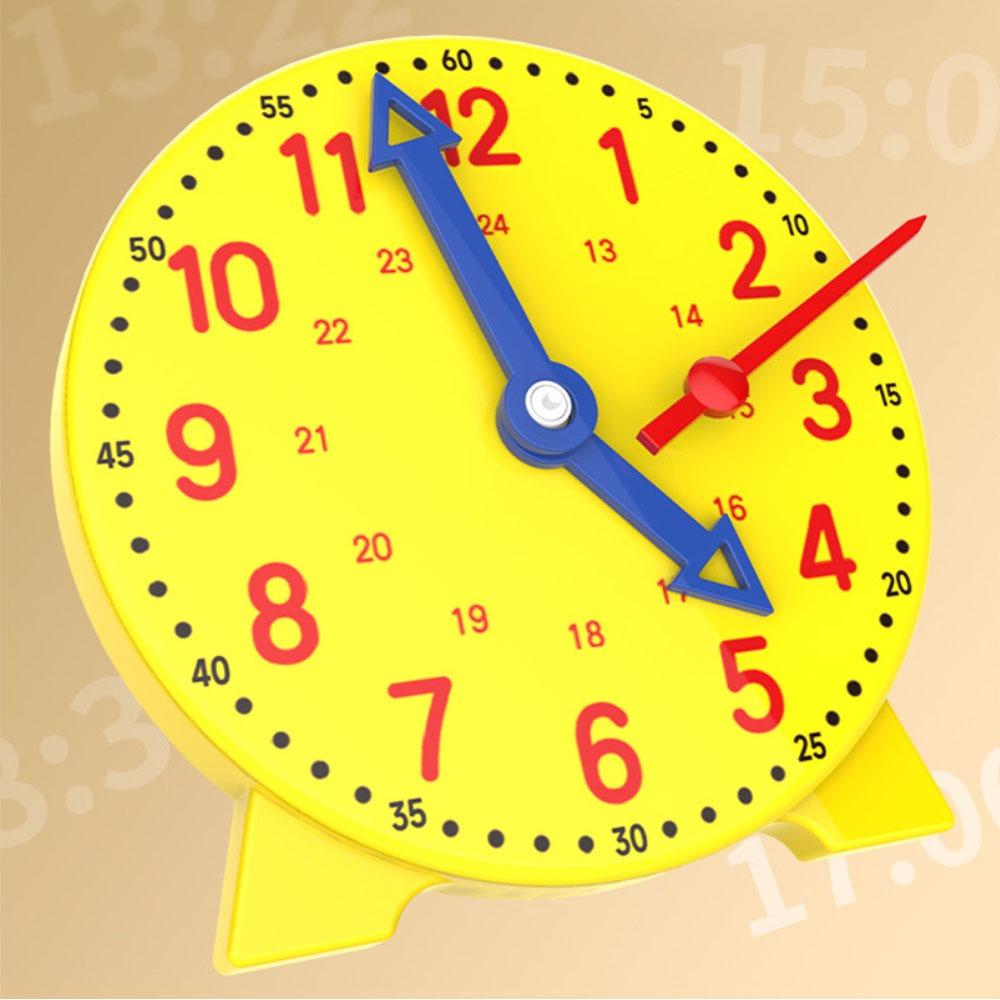 Das Modell 10cm Uhr Drei-Zeiger-Verbindung Zifferblatt Grundschule Mathematik Zeitverständnis Schuluhr Lehrmittel
