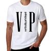 VIP  Vertically Privileged  Quote for Tall People Tshirt Korean Fashion Boys Whites Sublime Tops Heavyweight T Shirts for Men