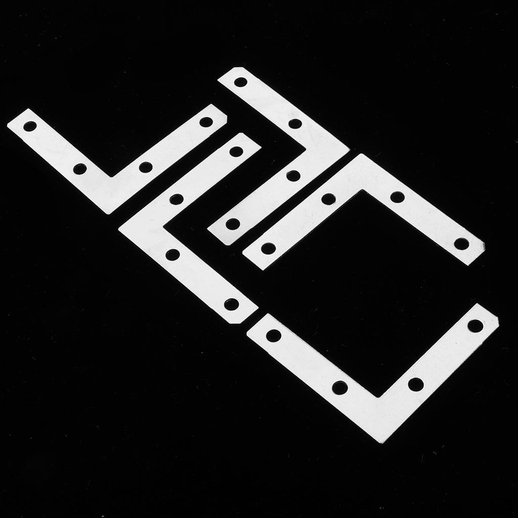 100 Flat Bracket Corner Repair Plate Fixing