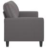 Vidaxl 2-Osobowa Sofa, Szary, 140 Cm, Sztuczna Skóra