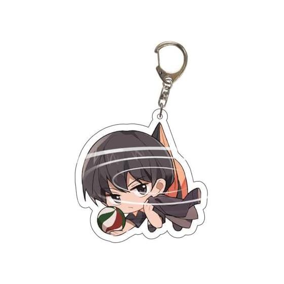 [KuaYu] Shoyo Hinata Takashi Sugawara Hotaru Tsukishima Keychain Hanging Decoration Set of 5 Bag Decoration Bag Decoration Mobile Phone Moe Goods
