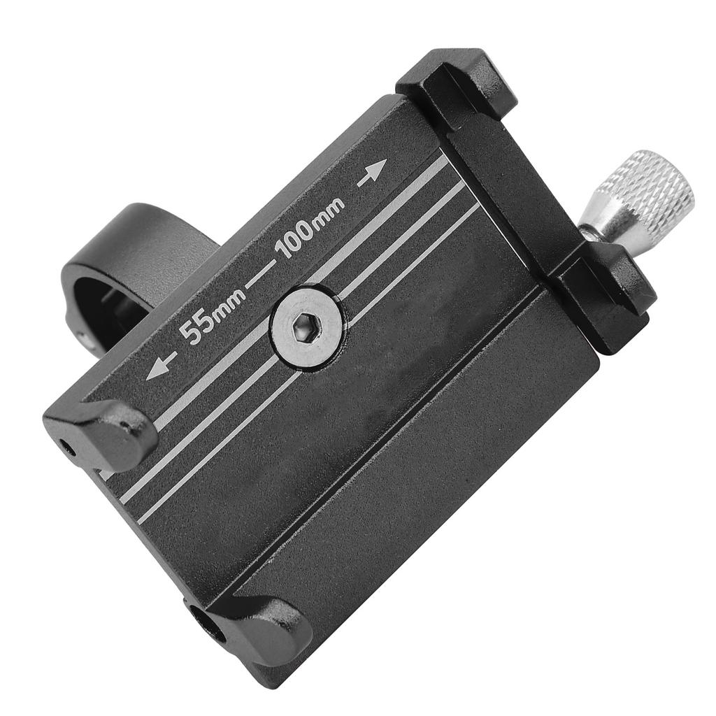 Phone Mount High Hardness Light Corrosion Resistance Firmly Install for for 31.8mm 25.4mm 22.2mm HandlebarsBlack