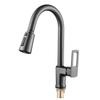 Pull Out Kitchen Faucets Gun Grey Single Handl Black Kitchen Faucet Sink Tap Single Hole Rotating Water Mixer Tap Mixer Tap
