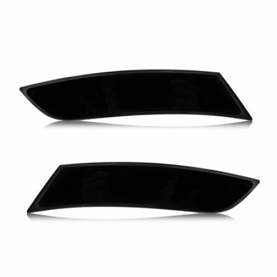 2X Amber LED Side Marker Light Fender Lamp Smoked Len For 2013-2017 Cadillac XTS