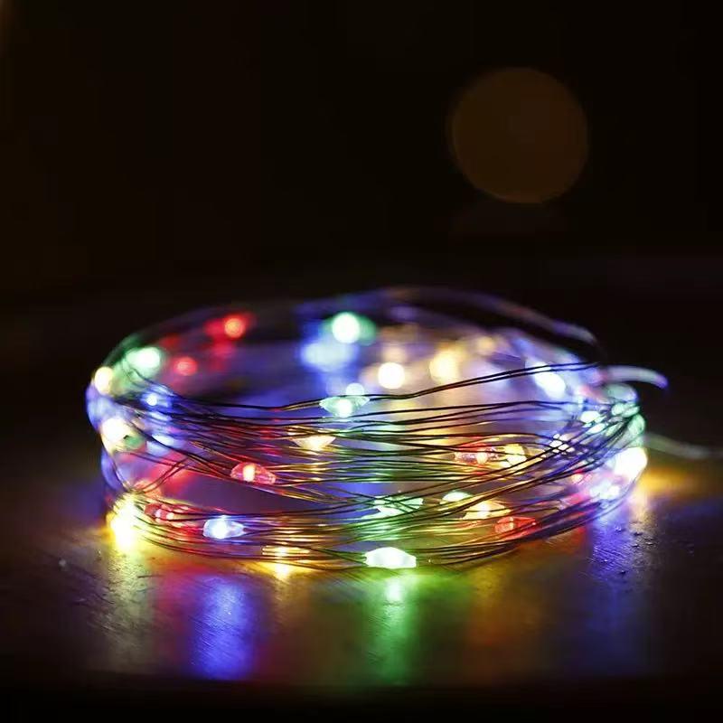 Christmas LED USB Copper Star String Lights - Outdoor Holiday Decoration