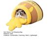 Honey Pot Cat Bed Winter Warm Cat Sleeping Bag Semi-Fixed Cartoon Cat