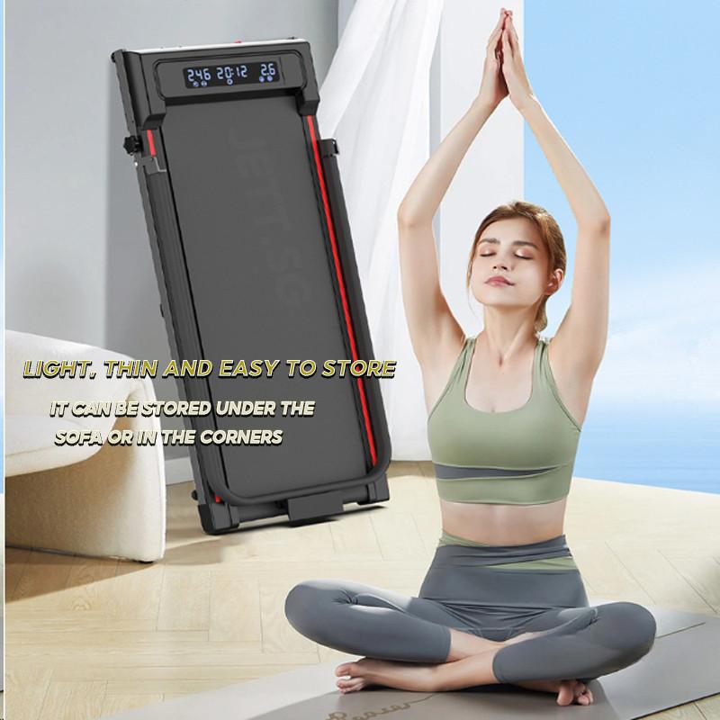 Home Use Indoor Gym Weight Loss Exercise Walking Machine Small Foldable Silent LED Display Electric Treadmill