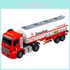 Childrens Large Plastic Fuel Tanker Inertia Drive With Lights Engineering Vehicle For Interactive Play