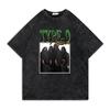 Washed Vintage Rock Band Type O Negative Rip Peter Steele Tribute T Shirt Male Casual Oversized Tshirt Mens Rocker Streetwear