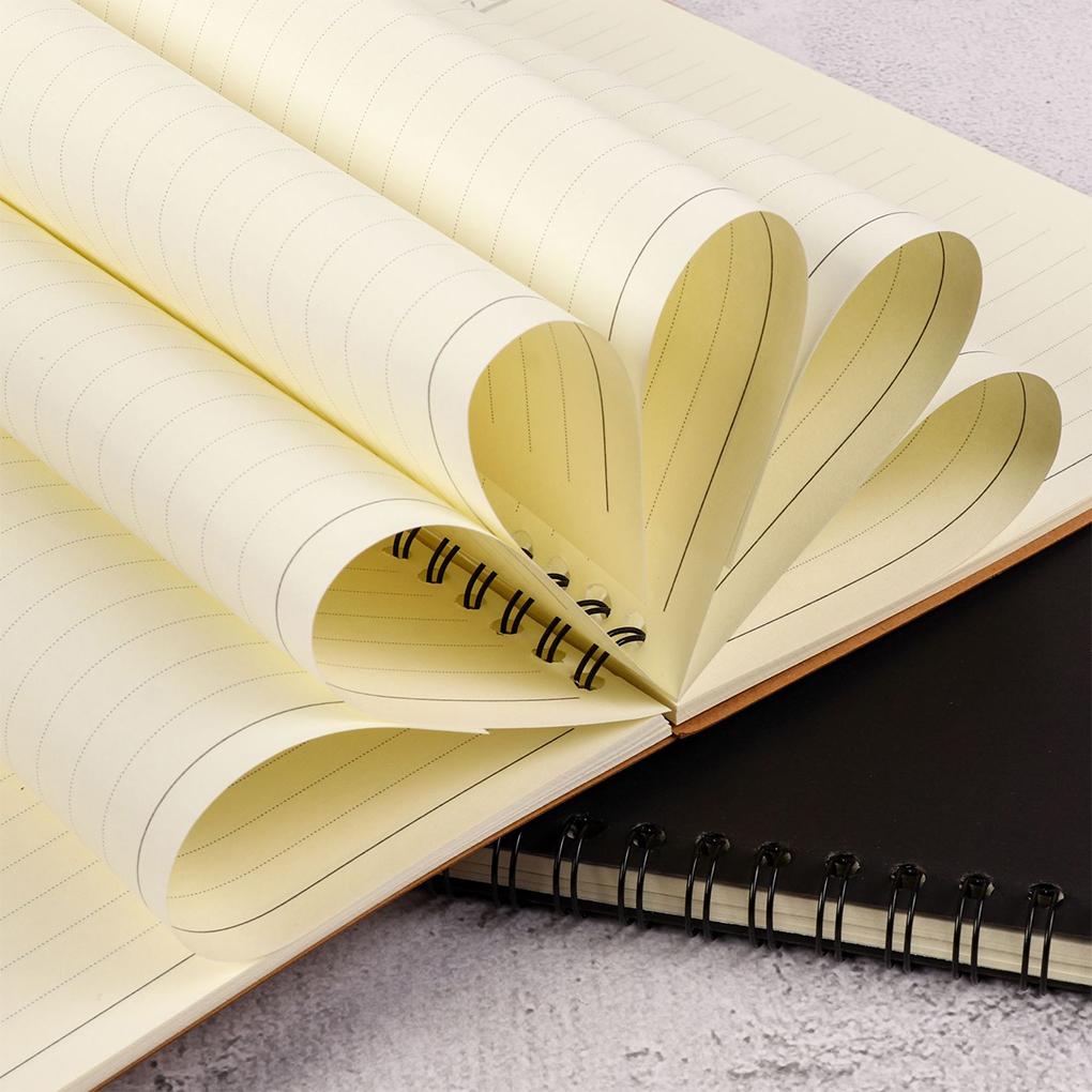 Spiral Notebook Portable Office School Business Journal Writing Practice Homework Teacher Students Prize Stationery