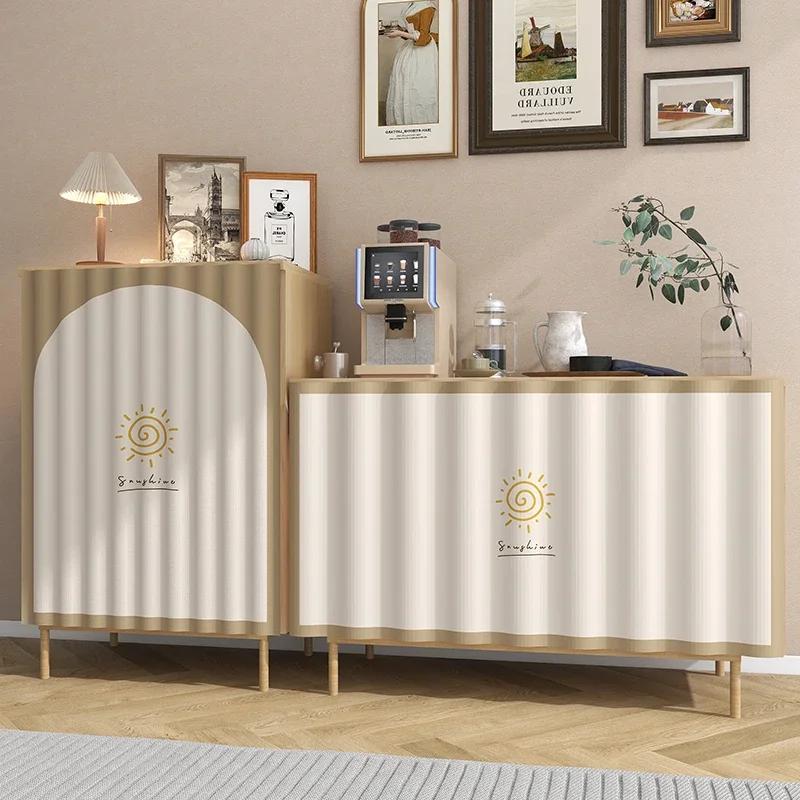 Self-adhesive Cabinet Curtain Dustproof Half-Curtain Kitchen Short Curtains Furniture Dustproof Short Curtains Home Shelf Cover