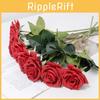 Rose Single Silk Artificial Flower For Wedding Decor And Interior Enhancement