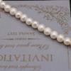 1String, White Near Round Pearl 9-10mm, Fashion Women Natural Freshwater Pearl Beads for Jewelry Making DIY Crafts, Luxury Bulk Gifts 36cm