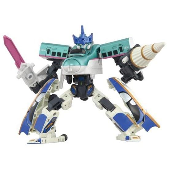 Takara Tomy Plarail SGX Shinkalion E5 Hayabusa + E7 Kagayaki Link Combination Set Train Toy Ages 3 Up