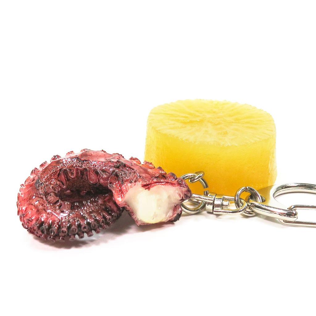 Food replica Oden C and that looks like you could eat it 193OK keychain (radish octopus)