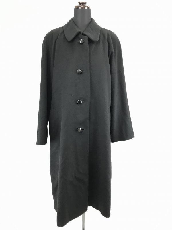 

MISS ONWARD Длинное пальто из 100% кашемира на подкладке Черное Женское M(ИСПОЛЬЗОВАЛ)