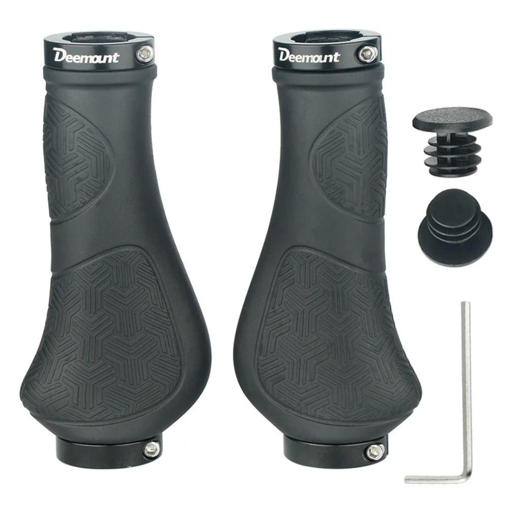 Black Bicycle Handlebar Grips 133mm 93mm Bicycle Parts Durable Bike Handle Grip