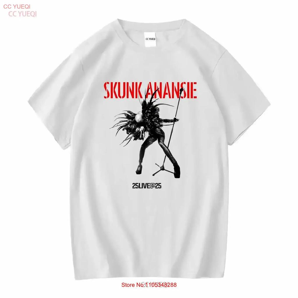 Skunk Anansie 25 Live Neues Gelbes T-Shirt Vintage Stilvoll Mode Dehnbar Atmungsaktiv Herren Vintage Vielseitig