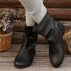 Stiefel mit hohem Schaft im britischen Retro-Stil, kurze Stiefel, Herbst/Winter 2025, neue Martin-Stiefel, Übergröße, Einzelstiefel, Ritterstiefel