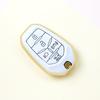 Gold Edge Keyless 5 Buttons For Ssangyong Rexton Y400 Y450 G4 Car Remote Key Case Cover Protector TPU Shell Fob Accessories