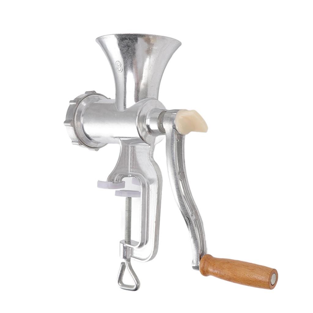 Meat Grinder Aluminum Alloy Long Handle Incisive Cutting Sausage Making Mincer for Cooking