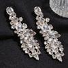 Exaggerated Rhinestone Irregular Earrings: High-End Minimalist Fashion Studs