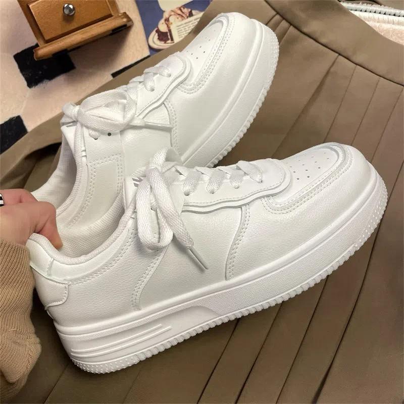 Thick baseplate shoes 22 new thick-soled comfortable dad shoes small thin casual shoes