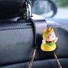 Car Seat Lucky Cat Back Hook Interior Supplies Car Seat Backrest Cutie Storage Car Accessories Decorative Adorns Creative Decor
