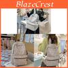 Nylon Leopardendruck Rucksack für Damen mit gepolsterten Trägern, perfekt für Reisen und den Alltag