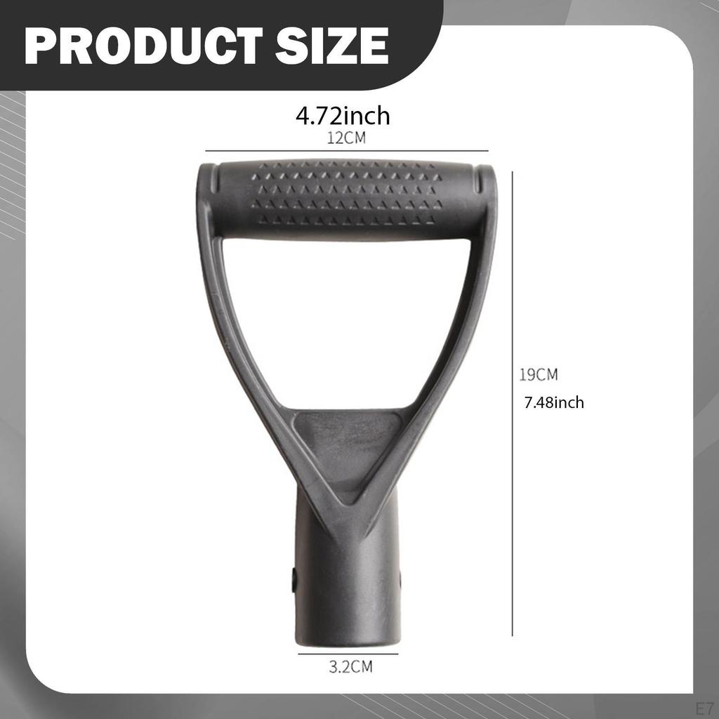 Handle Ergonomic Garden Tool Nonslip Comfortable PP Universal Replacement for Rake Fork