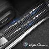 Deurplank Beschermer Sticker voor Giulia 159 147 156 4C Stelvio Giulietta Mito Koolstofvezel Achterbumper Decals