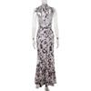 Autumn Dress Women's Elegance Slim Leopard Print High Neck Halter Dress