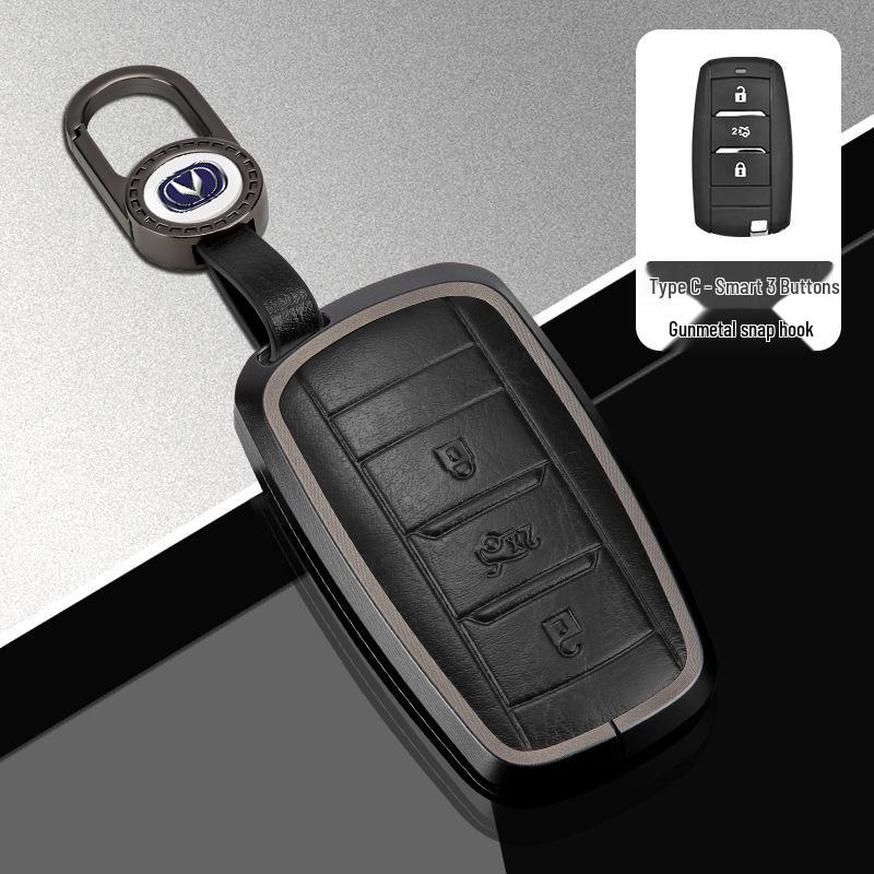 Changan Car Key Cover for Third Gen CS75 Plus, Yidong Plus, CS55, and CS35 Plus