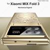 Luxury Kickstand Case for Xiaomi Mix Fold 3 Case Machine Plating Cover for Xiaomi Mix Fold 3 Hinge Case with Front Screen Film