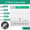 Diamond Electroplated Alloy File Set CF-400 with Carborundum - Free Shipping