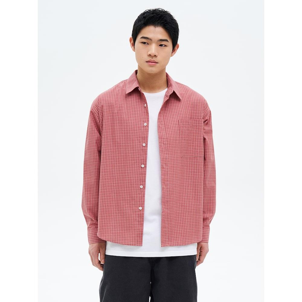 8Seconds Color Check Shirt Red Red/M