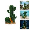 Simulation Cactus Statue Figure Fishtanks Decoration For Terrarium Reptiles Cage Shelter Climbing Toy Landscape Accessory
