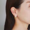 Kuma SV925 Silver Pearl Metal Ball Modern Earrings KM8A0074 VA [Official] [Vendome Aoyama] [Kengo + MA,YU] [Kengo Kuma]
