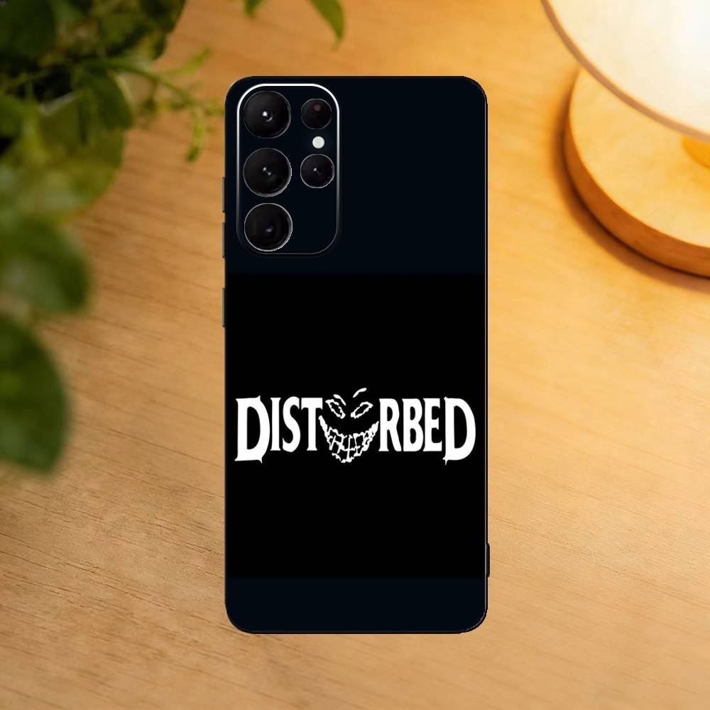 D-Disturbed Band Believe Phone Case For Samsung S25,24,23,22,30,21,10,9,Ultra,Plus,Lite Soft Black Case