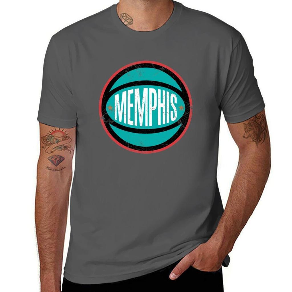 Memphis Retro Ball  White Tshirt Work Wear Lightweight Tee