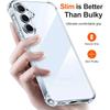 Custodia Trasparente per Samsung Galaxy S24 FE 5G Sottile Morbida in TPU Guscio Protettivo Cover su SamsungS24FE Samung S24FE S25FE S 24FE 25FE 5G