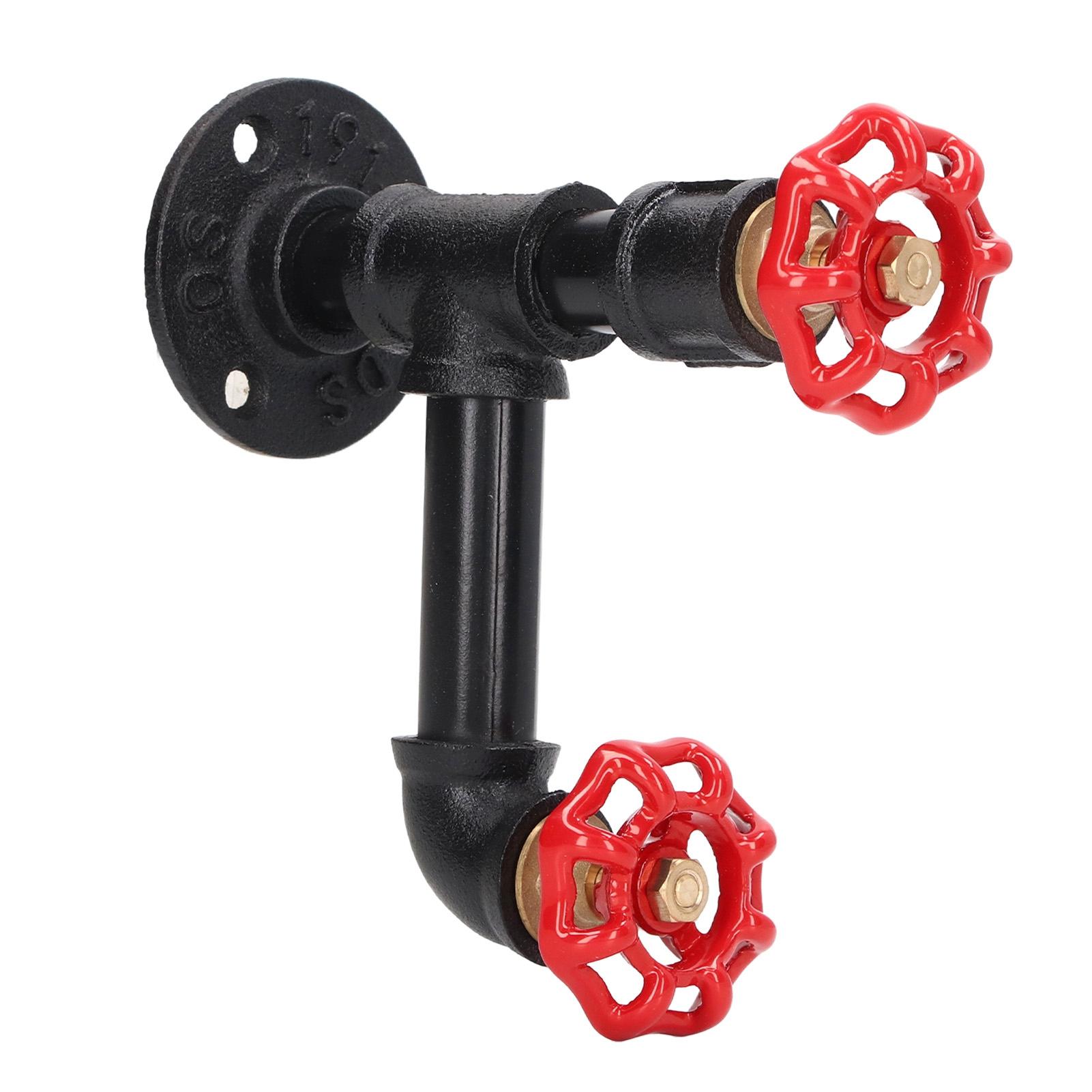 

Industrial Pipe Coat Hook Rack Heavy Duty Rustic Hat Robe Towel Wall Mounted Holder Hanger Type 3