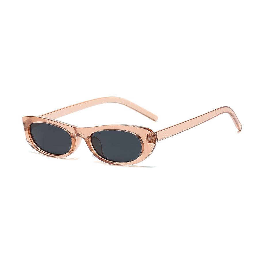 Fashionable Small Frame Cat Eye Black Women's Sunglasses Spring and Summer Vacation Beach Party Men's Accessories