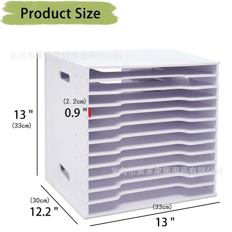 Desktop File Organizer Rack Multi-Layer Document