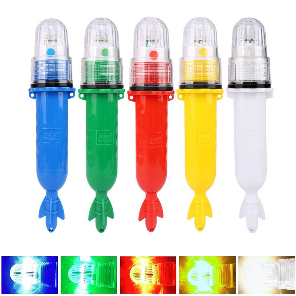Floating LED Fishing Lights Monochrome Flashing Buoy Signal Light Fish Finder