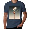 Cat Stretching On Street Lamp Tshirt Cotton T Shirts Unisex 100 Tshirt